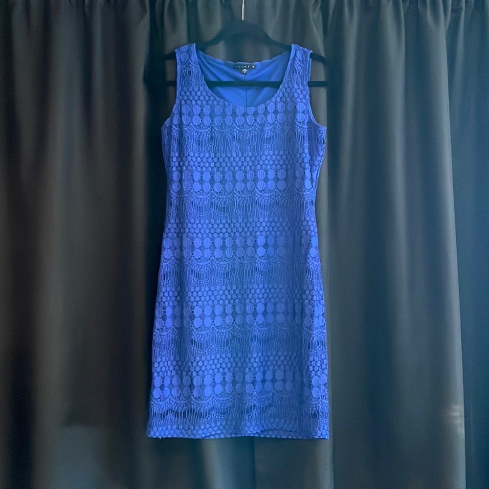 Blue Fitted Dress